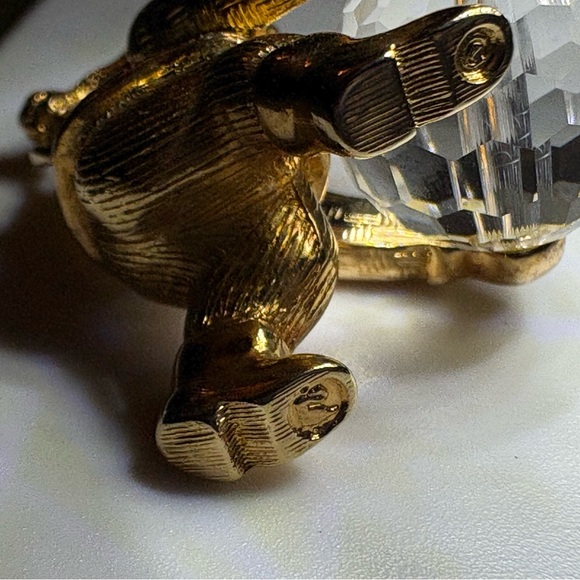 🔥Limited Edition🔥 Swarovski Snowfall Fun Pendant. 1980's Swan Logo - Picture 4 of 5